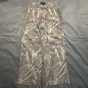 Abercrombie & Fitch Baggy Carpenter Pants Mens 30x30 Camo Workwear Utility Y2K